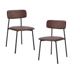 Bailey Leatherette Dining Chair (Set of 2)