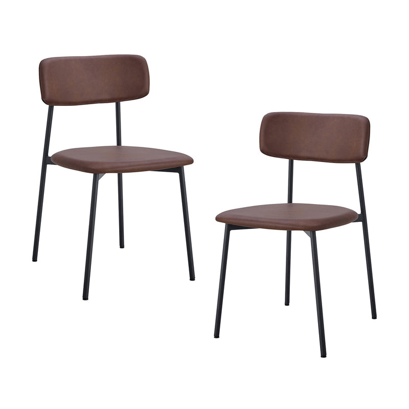 Bailey Leatherette Dining Chair (Set of 2)