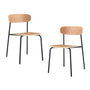 Cove Timber Dining Chair (Set of 2) - Natural / Black