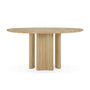 Roller Max Round Dining Table - Oak / 150 x 150cm