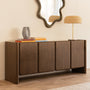 Valentina Marble Sideboard - Walnut / Emperador Brown Marble