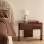 Palermo Marble Bedside Table - Burgundy / Rosso Marble