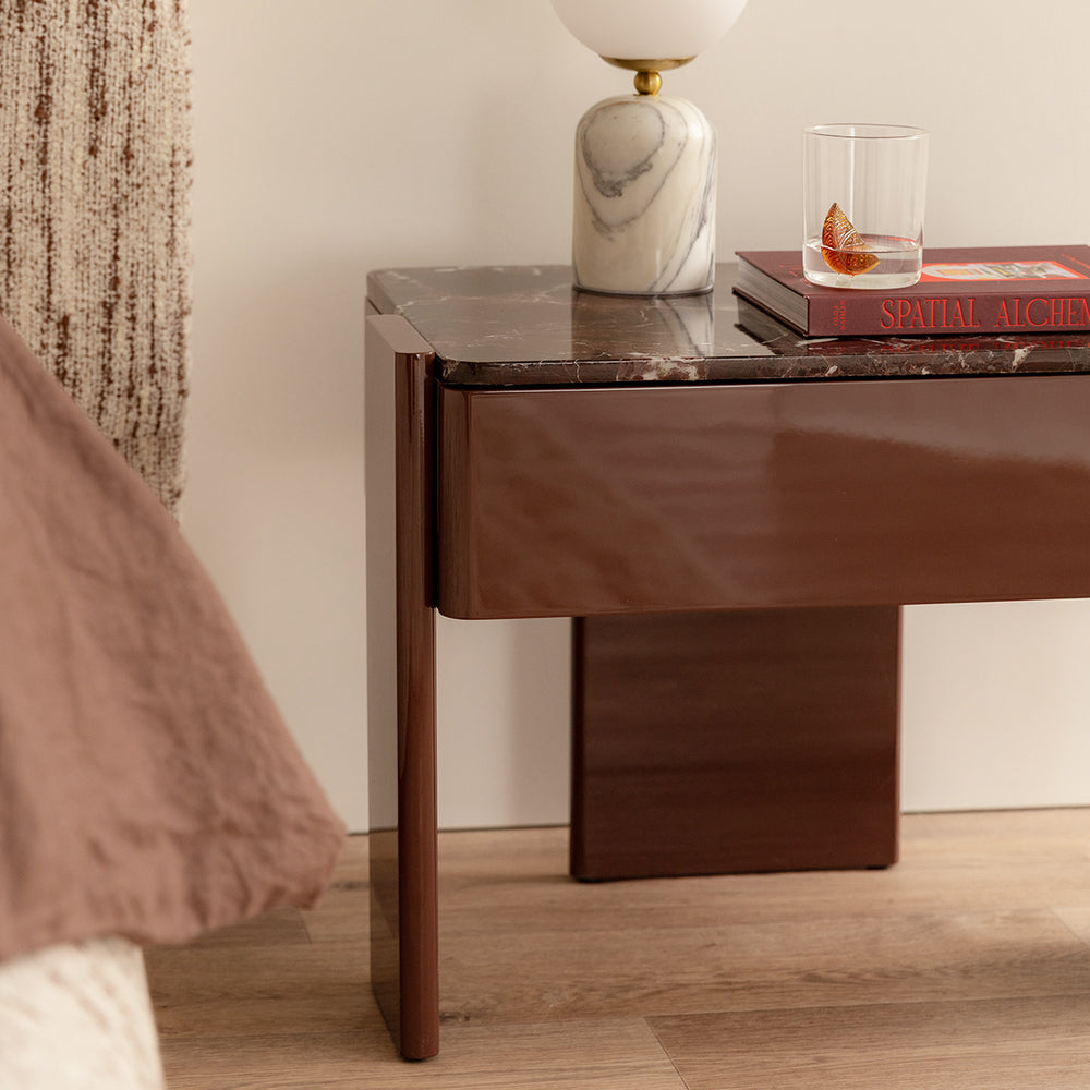 Palermo Marble Bedside Table