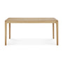 Bok Rectangle Desk with Cable management (Oak, 160cm) - Bok Rectangle Desk with Cable management (Oak, 160cm)