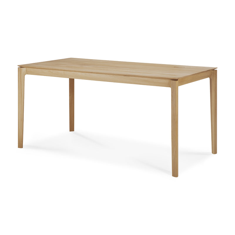 Bok Rectangle Desk with Cable management (Oak, 160cm)