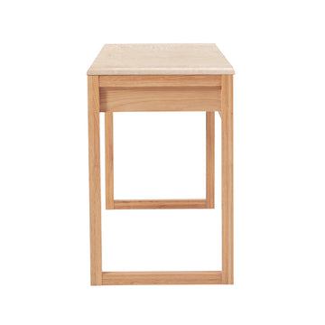 Avalon Desk (Oak, Travertine)