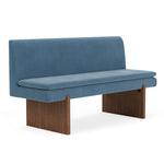 Velour Lux Shadow Blue / Walnut Natural