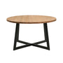 Calia Round Extendable Dining Table - Oak / 130 - 170cm