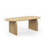 Clover Oval Oak Dining Table - Oak