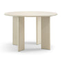 Nova Chunky Round Dining Table - Ecru Putty