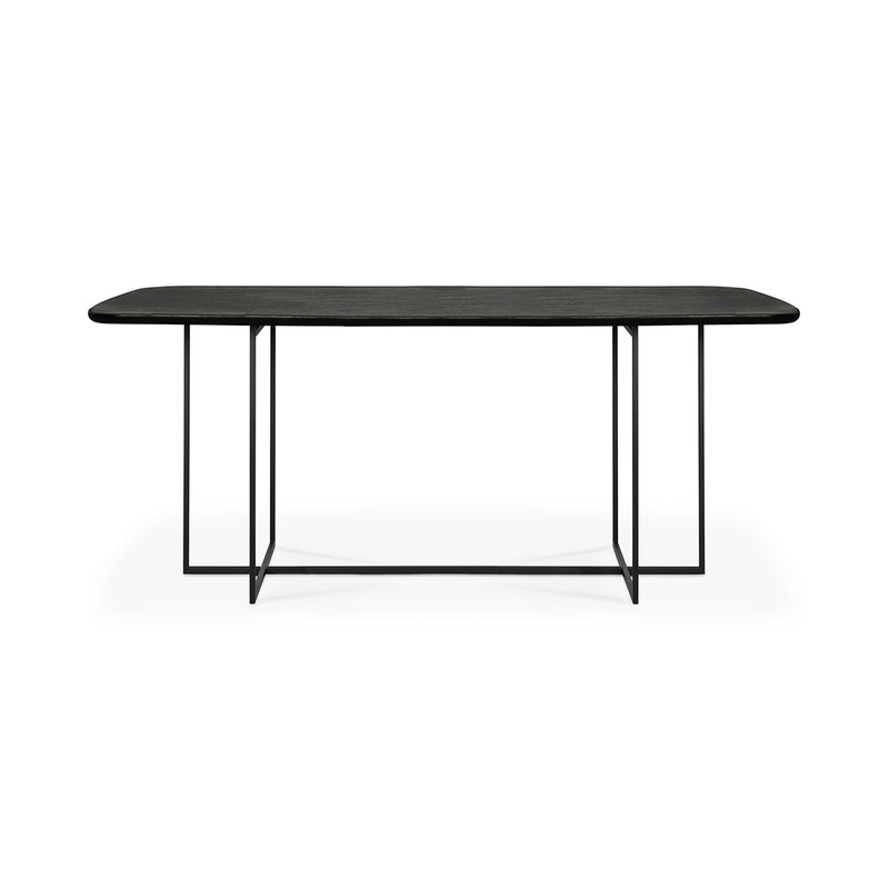 Arc Dining Table (Oak Black)