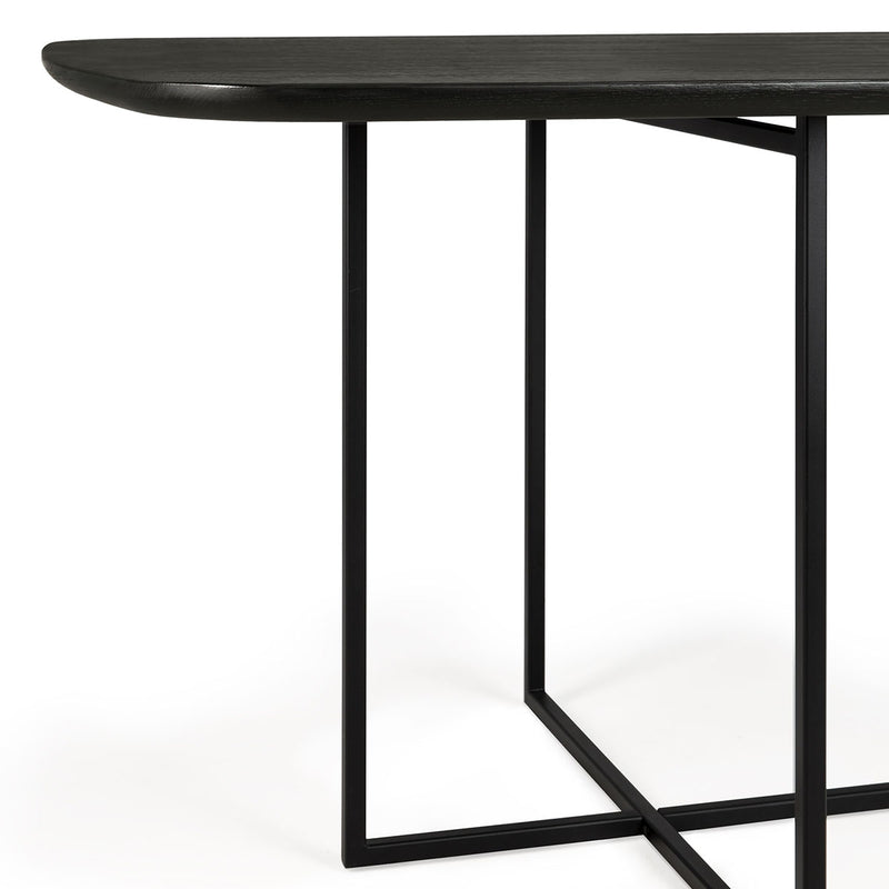 Arc Dining Table (Oak Black)