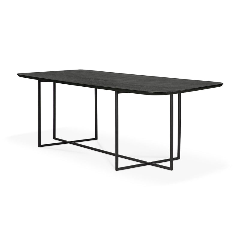 Arc Dining Table (Oak Black)