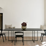 Arc Dining Table (Oak Black)