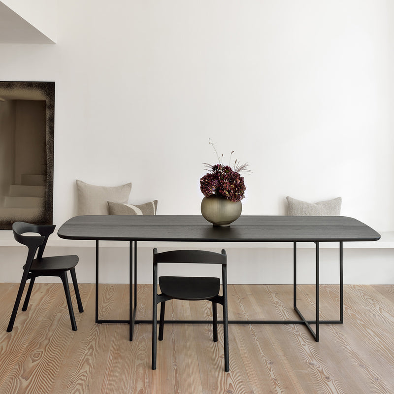 Arc Dining Table (Oak Black)