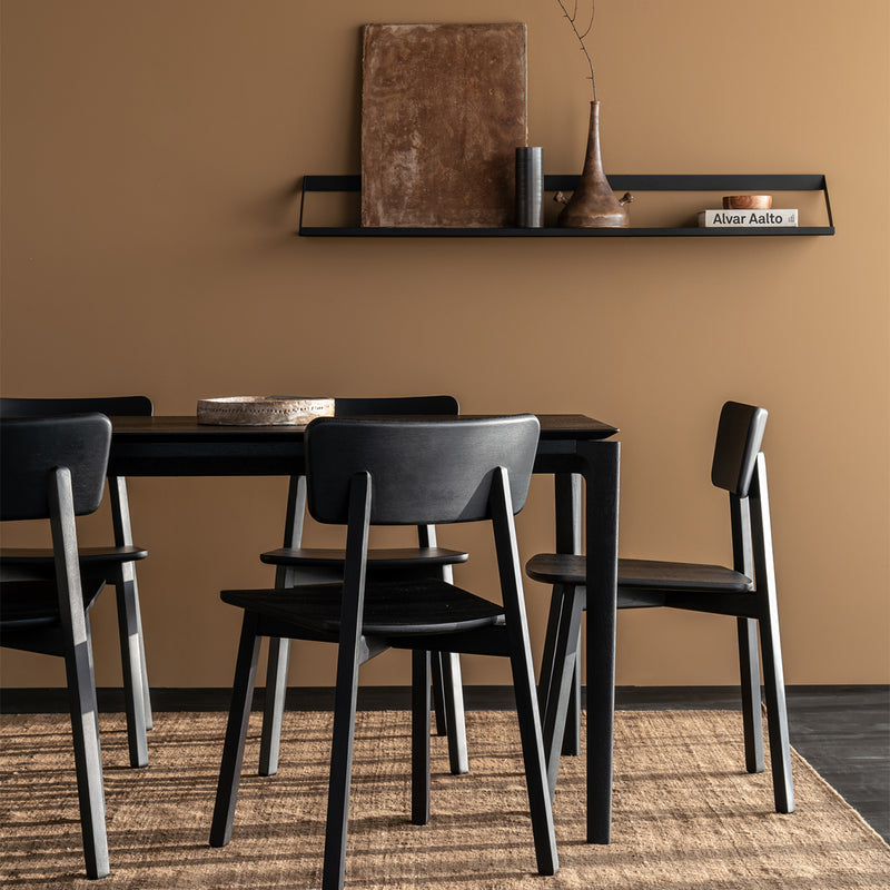 Bok Dining Table (Black Oak, 240cm)