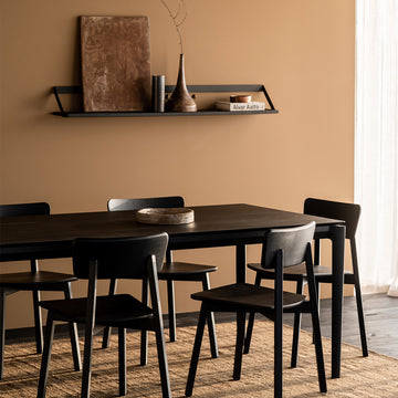 Bok Dining Table (Black Oak, 200cm)