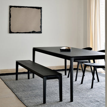 Bok Dining Table (Black Oak, 200cm)