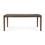 Bok Rectangle Dining Table - Teak Brown / 180cm