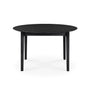 Bok Extendable Round Dining Table - Oak Black