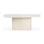 Elements Pebble Dining Table - Off White