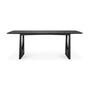 Geometric Dining Table - Oak Black / 220cm