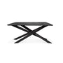 Mikado Rectangle Dining Table - Oak Black / 203cm