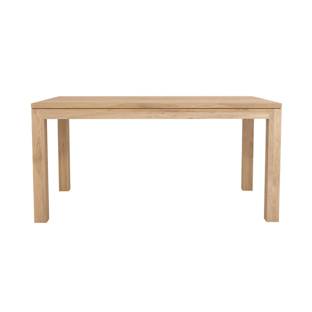 Straight Table Design Oak Straight Dining Table – Life Interiors