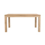 Oak Straight Dining Table - 160 x 90cm