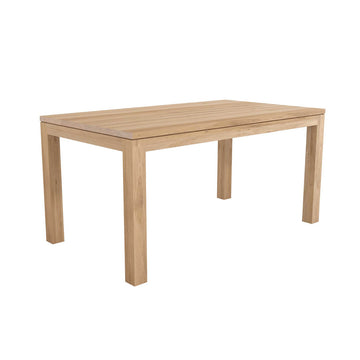 Oak Straight Dining Table