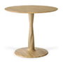 Torsion Round Dining Table - Oak / 90cm