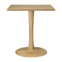 Torsion Square Dining Table - Oak / 70cm
