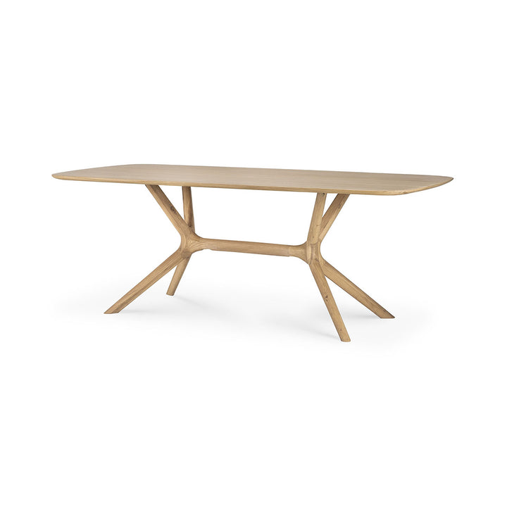 X Rectangle Dining Table (Oak, 200cm)