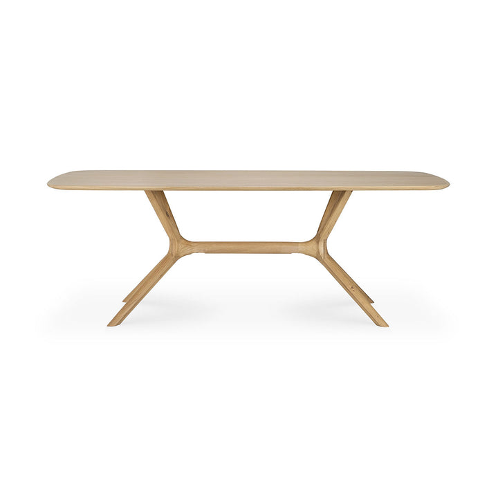 X Rectangle Dining Table (Oak, 200cm)