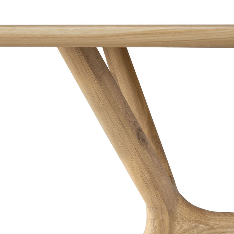 X Rectangle Dining Table (Oak, 224cm)