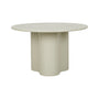 Artie Wave Dining Table - Putty / 125cm Diameter