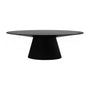 Classique Oval Dining Table - Matt Dark Oak