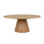 Classique Round Dining Table - Ash / 6-8 Seater