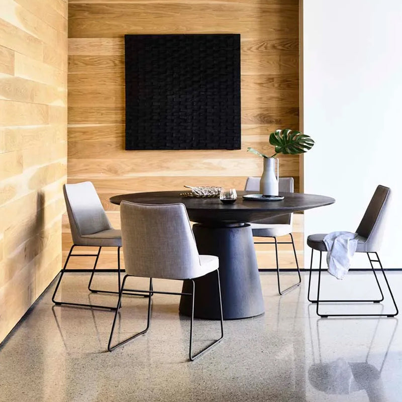 Matt Dark Oak / 4-6 Seater