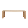 Frankie Dining Table - Natural Ash / 240cm