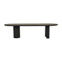 Seb Oval Dining Table - Black Oak / 8-10 Seater