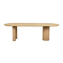 Seb Oval Dining Table - Oak / 4-6 Seater