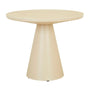 Valencia Round Dining Table - Faux Travertine / Beige