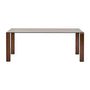 Adularia Rectangular Dining Table - Brown / 6-8 Seater