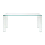 Adularia Rectangular Dining Table - Clear / 4-6 Seater