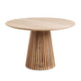 Jeanette Round Dining Table - Teak / 120cm