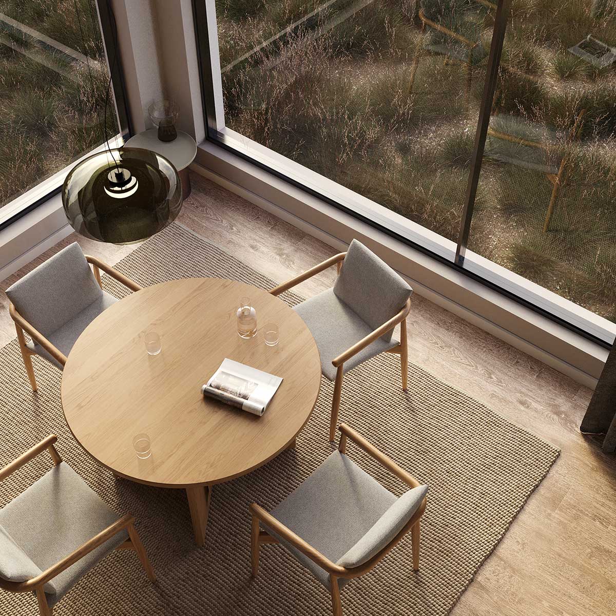 Fleatcher Table Fletcher Round Dining Table – Life Interiors