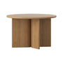 Fletcher Round Dining Table - Oak Natural / 120cm