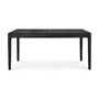 Bok Rectangle Outdoor Dining Table - Teak Black / 162cm