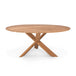 Circle Outdoor Round Dining Table (Teak, 163cm)